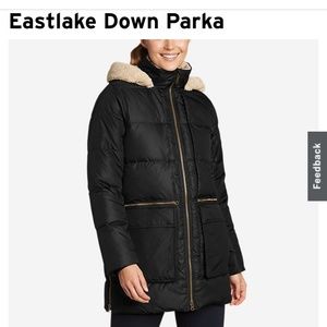 NWT- Eddie Bauer eastlake down parka - sz L